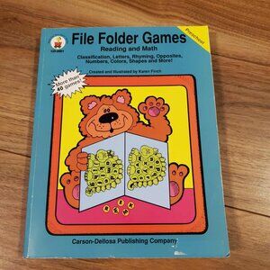 Carson Dellosa File Folder Games Reading and Math